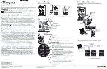 HomeWorks QS processor - Pilote Films