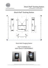 iDock iPadÂ® Docking Station - CyberSelect