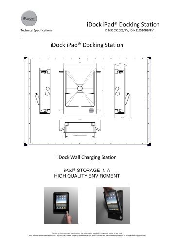 iDock iPadÂ® Docking Station - CyberSelect