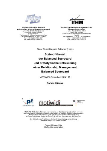 State-of-the-art der Balanced Scorecard und prototypische ...