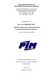 Der ânon statement viewâ - Institut fÃ¼r Produktion und Industrielles ...