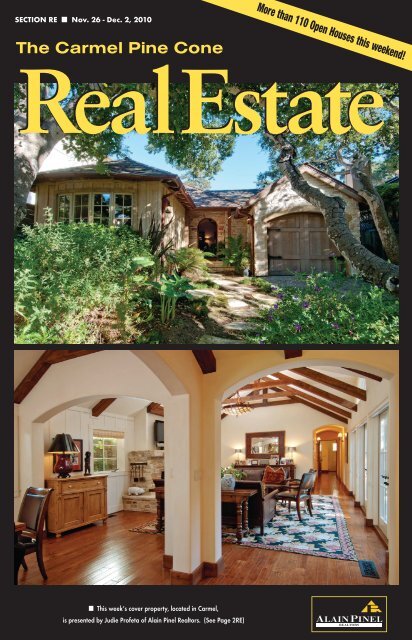 Carmel Pine Cone, November 26, 2010 (real estate) - The Carmel ...