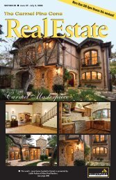 Carmel Pine Cone, June 27, 2008 (real estate) - The Carmel Pine ...