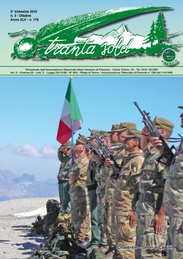 Settembre 2010 - ANA Sezione di Pinerolo - Associazione ...