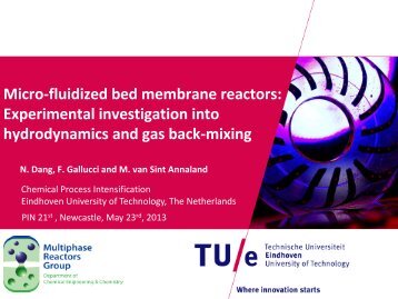 Fundamentals of micro-structured fluidised bed reactors. - Process ...