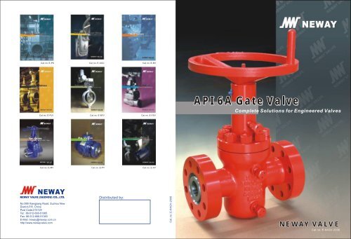 Neway API6A Gate Valve - Stockton Valve Products