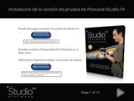 InstalaciÃ³n de la versiÃ³n de prueba de Pinnacle Studio 14