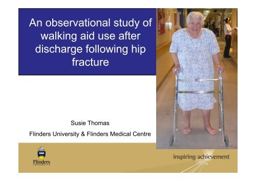 An observational study of walking aid use after discharge following ...