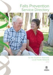 Southern Adelaide Local Health Network - Falls Prevention in SA