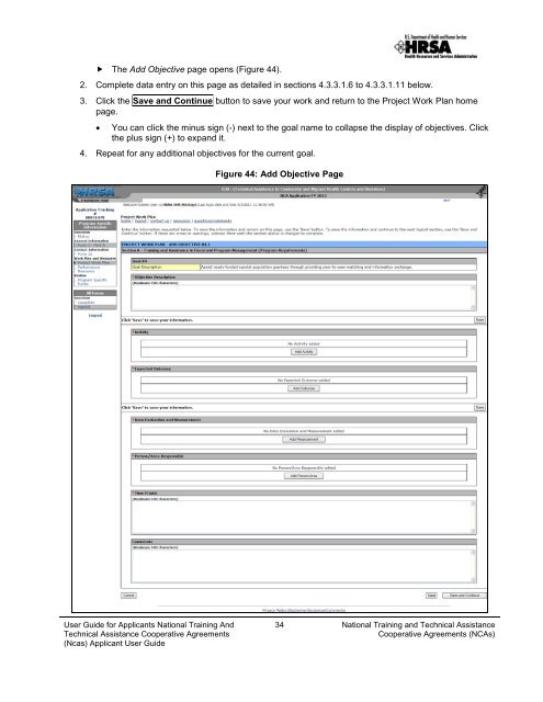 (NCAs) Applicant User Guide - HRSA