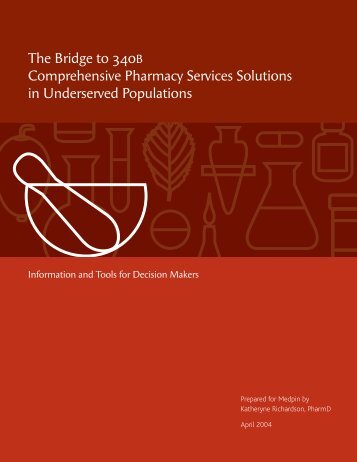 The Bridge to 340B Comprehensive Pharmacy Services - HRSA