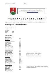 Gemeinderatsprotokoll 01.07.2008 (664 KB) - .PDF - Pinsdorf