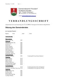 Gemeinderatsprotokoll 17.12.2009 (213 KB) - .PDF - Pinsdorf