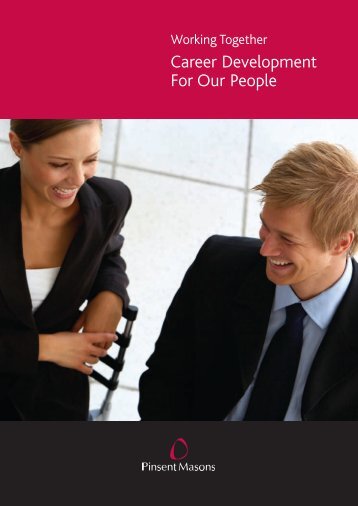 Career Development For Our People - Pinsent Masons