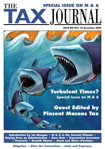 Turbulent Times? Guest Edited by Pinsent Masons Tax