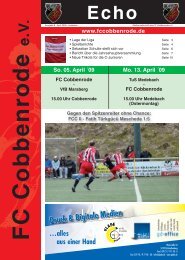 Ausgabe 8 - FC Cobbenrode 1926 eV