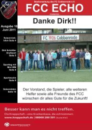 Ausgabe 30 - FC Cobbenrode 1926 eV