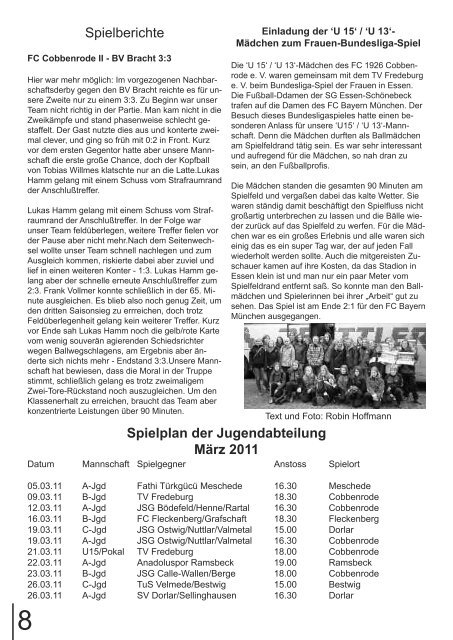 Ausgabe 27 - FC Cobbenrode 1926 eV