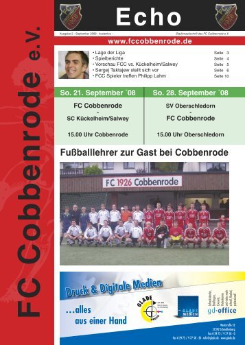 Ausgabe 2 - FC Cobbenrode 1926 eV