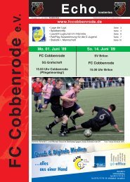 Ausgabe 10 - FC Cobbenrode 1926 eV