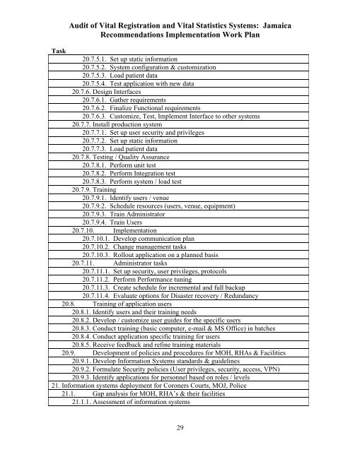 Vital Statistics Commission of Jamaica - Planning Institute of Jamaica