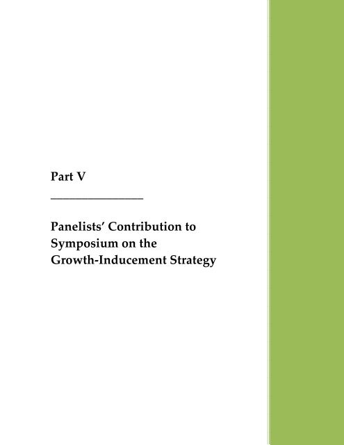 PIOJ Growth-Inducement Strategy - Planning Institute of Jamaica