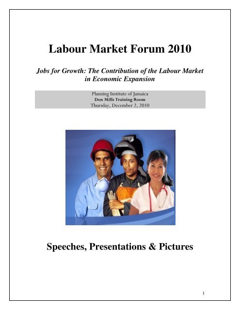 Labour Market Forum 2010 - Planning Institute of Jamaica