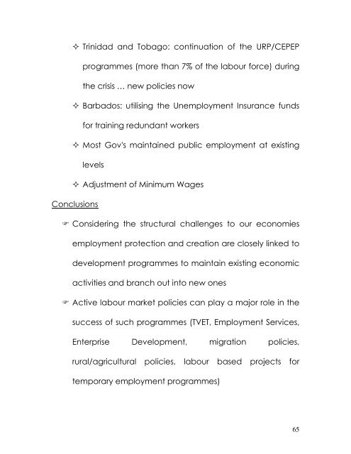 Labour Market Forum 2010 - Planning Institute of Jamaica