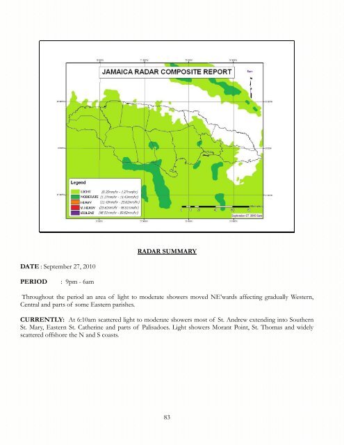 Tropical Storm Nicole - Planning Institute of Jamaica