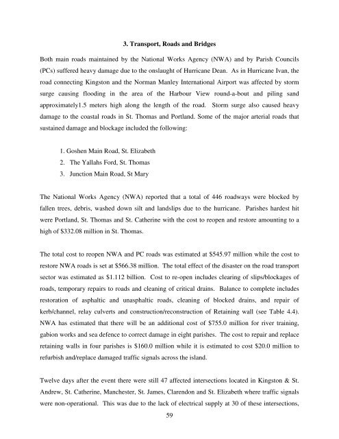 assessment of the socio-economic and environmental impact