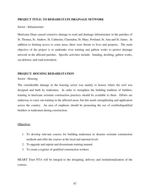 assessment of the socio-economic and environmental impact