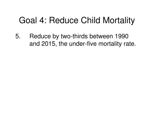 Millennium Development Goals - Planning Institute of Jamaica