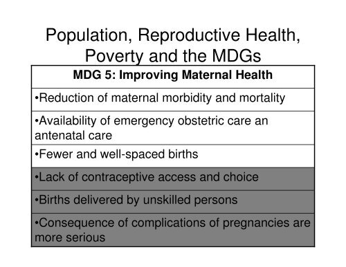 Millennium Development Goals - Planning Institute of Jamaica