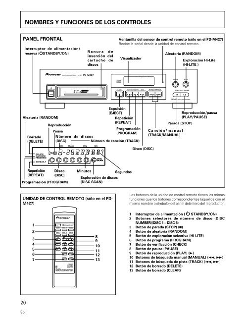 Operating Instructions Manual de instrucciones - Pioneer