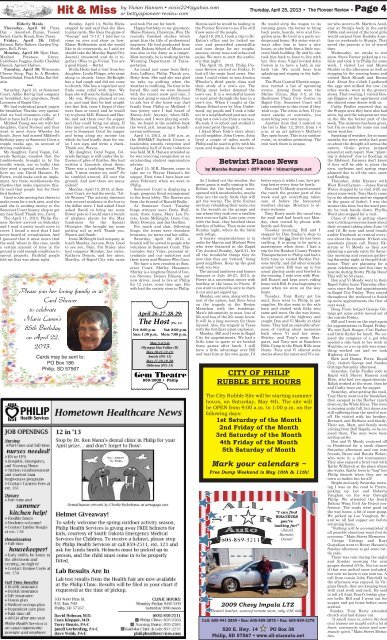 Grindstone News - Pioneer Review