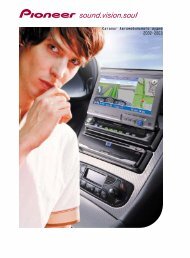 Pioneer Introduces The New Cyber Navi Car Navigation System In