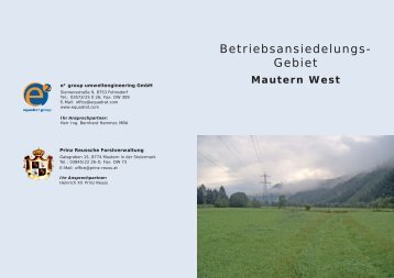 Mautern West - Technisches Büro Ing. Bernhard Hammer Gmbh