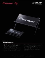 download the x-stand product sheet - Pioneer DJ