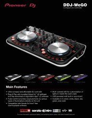 DOWNLOAD THE DDJ-WeGO PRODUCT SHEET - Pioneer DJ