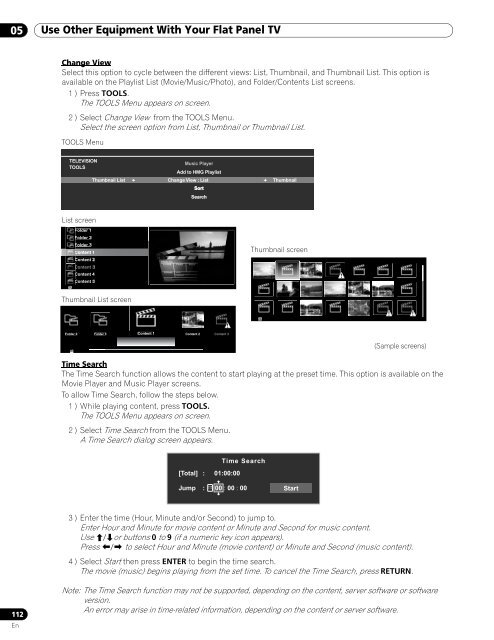 Operations Manual - PRO-111FD - Pioneer