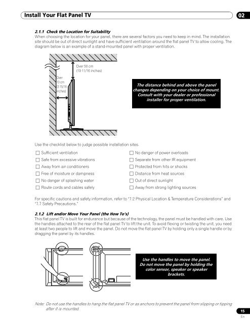 Operations Manual - PRO-111FD - Pioneer