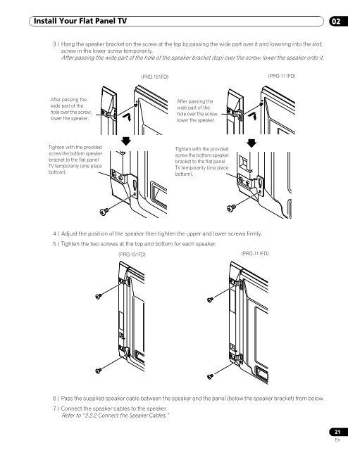 Operations Manual - PRO-111FD - Pioneer