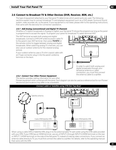 Operations Manual - PRO-111FD - Pioneer