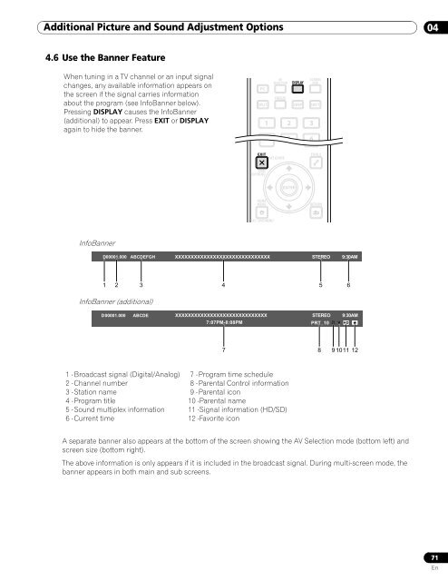 Operations Manual - PRO-111FD - Pioneer