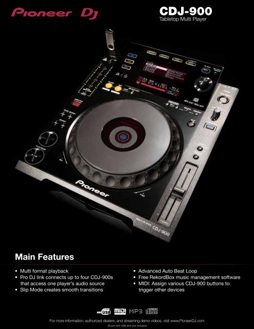 niece solo helgen CDJ-900 - Pioneer