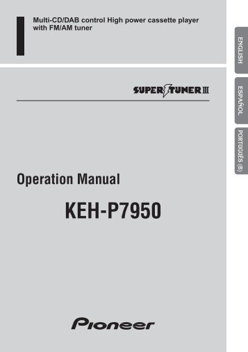 Operation Manual KEH-P7950 - Pioneer