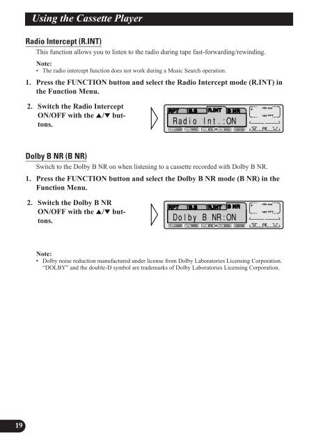 Operation Manual KEH-P7950 - Pioneer