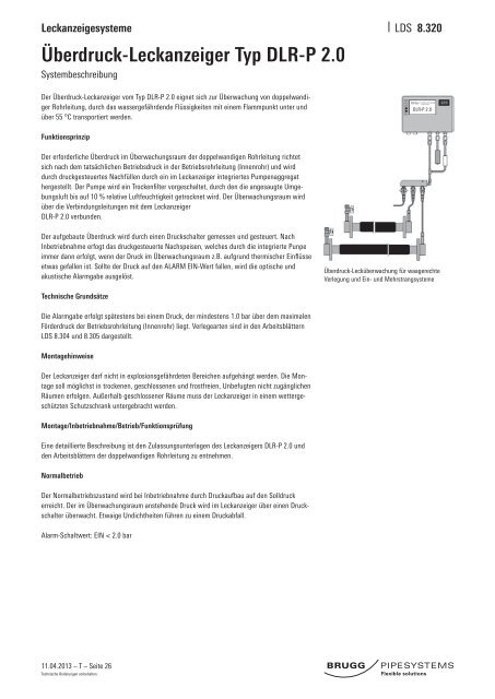 Technik - Brugg Rohrsystem AG