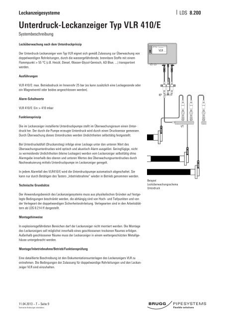 Technik - Brugg Rohrsystem AG