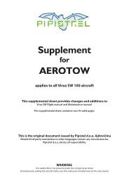 Supplement AEROTOW - Pipistrel